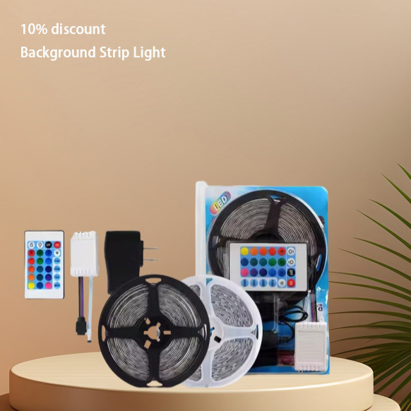 DC5V/12V LED Light Flexible Remote Control 16 Color LED Strip Light 5M SMD 2835 RGB Waterproof Smart Strip Kits Lights for Decor