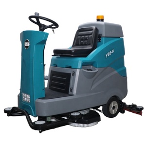 Оптовая цена, лидер продаж, дизайнерское компактное моющее оборудование с поворотным механизмом, моющий скруббер для пола на батарейках - Product Image 3