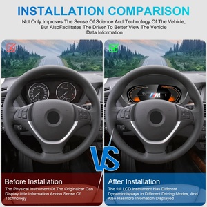 12.3 Inch <b>Car</b> Digital Cluster Instrument Auto Carplay LCD Dashboard <b>Speedometer</b> <b>for</b> BMW X5 E70 2006 2013 Tachometer Ghost Screen - Product Image 5