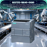 Controlador de Programación PLC Siemens 6ES7212-1BE40-0XB0 100% Original y Nuevo, SIMATIC S7-1200 CPU 1212C, Módulo de CPU Compacto PLC