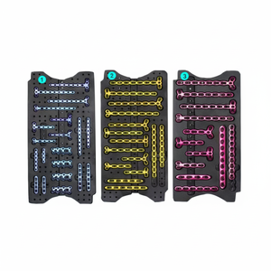 BISONS Wholesale Manual Orthopedic Mini Titanium Locking Plate Set |   Implants et instruments chirurgicaux pour traumatismes osseux - Product Image 1