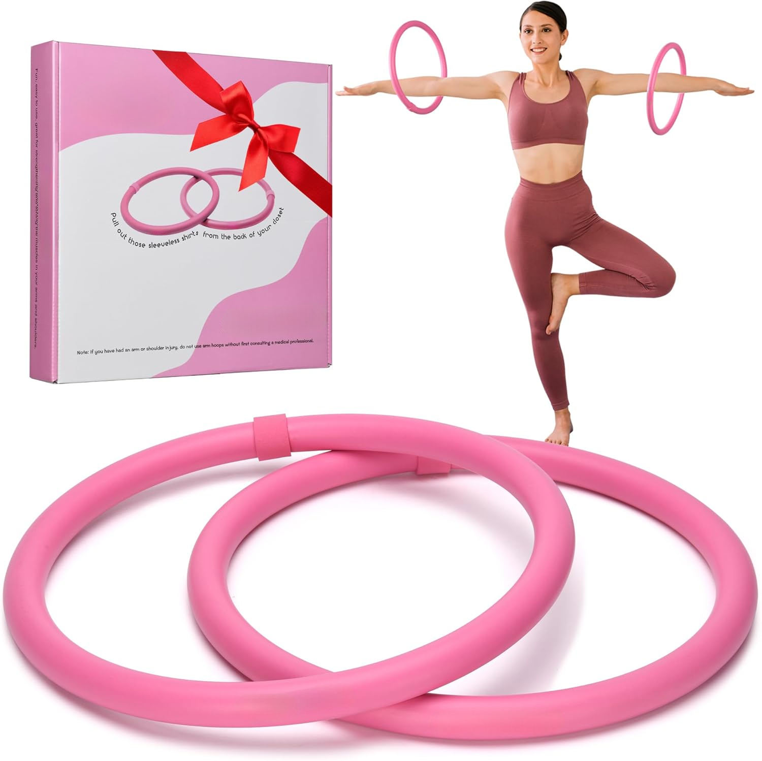 Exercise Hula Hoops Sports Rolling Exercise Ring for Swing Wrist Forearm Arm Training