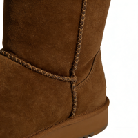 Bottes d'hiver en fourrure pour femmes, chaussures douces avec semelle épaisse, vente directe d'usine, bottes en cuir décontractées pour femmes, OEM/ODM