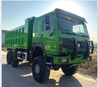 Camion benne Sinotruk Howo 6x6 371HP, poids lourd 31-40T, tout-terrain, pour l'exploitation minière, Euro 2, Nouvelle Offre
