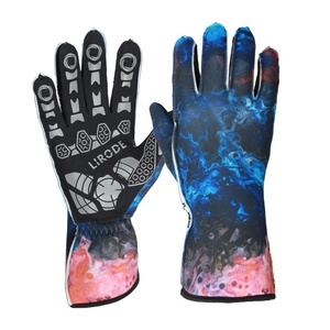 Guantes de cuero para conducir Go <span class=keywords><strong>Kart</strong></span> al aire libre, personalizados, para jóvenes y adultos, conducción de coches, carreras, guantes de karting, microfibra ligera de la mejor calidad - Product Image 2