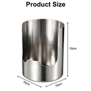 <span class=keywords><strong>Porte</strong></span>-ustensiles de cuisine 2 en 1 en acier inoxydable, support multifonctionnel pour couvercles de casseroles, spatules, planches à découper pour la cuisine à domicile - Product Image 2
