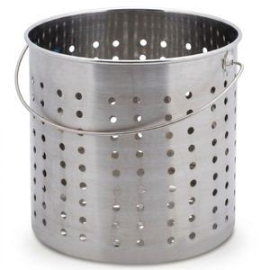 Panier vapeur en acier inoxydable 201 avec poignée pour marmite, insert vapeur pour légumes, cuisine professionnelle - Product Image 1