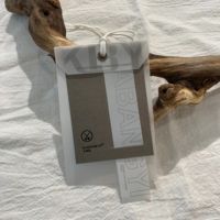 Étiquettes Volantes Mat en Carton pour Vêtements, Accessoires d'Habillement, Étiquette en Papier Noir Coton Imprimé, Étiquettes Tissées pour Vêtements 500 Pièces