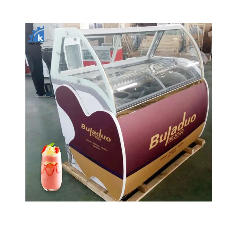 Novo design de refrigeradores e freezers para sorvetes comerciais