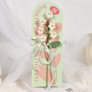 Ngày Valentine hoa với thẻ bao bì sáng tạo bao bì hoa ngày Valentine thẻ cầm tay duy nhất - Product Image 2
