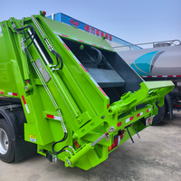 Camion à ordures compacteur Isuzu 4X2 15m³ à benne basculante, personnalisation pour le commerce extérieur