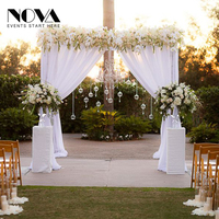 NOVA Tissu et Rideau Ajustables pour Décoration de Mariage
