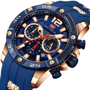 Mini Focus 0349G orologio da uomo cinturino <span class=keywords><strong>In</strong></span> Silicone cronografo di lusso al quarzo sport orologi luminosi <span class=keywords><strong>In</strong></span> orologi da polso Montre Mini Focus - Product Image 1