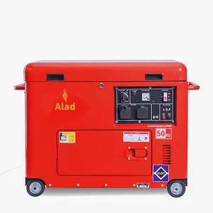 Generator portabel dua silinder pendingin udara 2V98 bahan bakar diesel 20kva