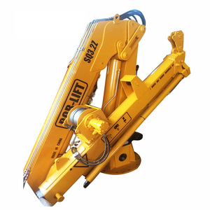 밥 리프트 소형 3.2 톤 유압 선박 크레인 접는 지브 해양 크레인 - Product Image 3