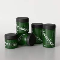 Botol kaca daur ulang kustom suplemen Herbal botol kaca kemasan 150ml