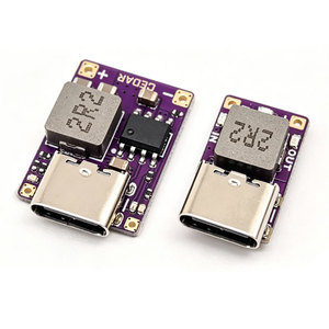 1-5 ชิ้น พาวเวอร์มินิ 5V 2.4A โมดูลชาร์จและปล่อยประจุแบตเตอรี่ลิเธียม 3.7V 4.2V18650 โมดูลเพิ่มพลังงานแบตเตอรี่ลิเธียม ชนิด Type-C - Product Image 1