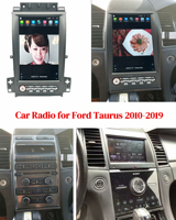 Autoradio 12,8 pouces avec Carplay, Android Auto, Mirror Link, GPS intégré, WiFi, Bluetooth pour Ford Taurus 2010-2019