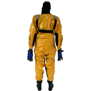 Combinaison de sauvetage sur glace en TPU avec bandes réfléchissantes multiples, conception thermique intégrée, fermeture éclair étanche - Product Image 4