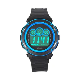 Customized supplier good quality full screen new latest luxury waterproof sport mens digital watches