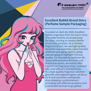 EXCELLENT RABBIT Deodorante per Auto in Carta Premium, Fragranza Miscelata di Grado Profumiero 18%, Confezione in Plastica, Cartoncino Profumato, Vendita all'Ingrosso - Product Image 5