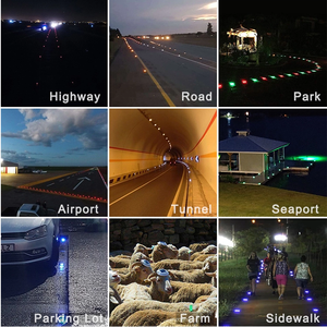 Phản Xạ Đường Cao Tốc 3-M Phản Quang Đánh Dấu Vỉa Hè Nhựa Màu Vàng Mắt Mèo Đường Stud - Product Image 5