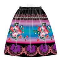Tissu hawaïen Luau vibrant - Imprimé tropical intégral en polyester pour vêtements de villégiature et accessoires de plage