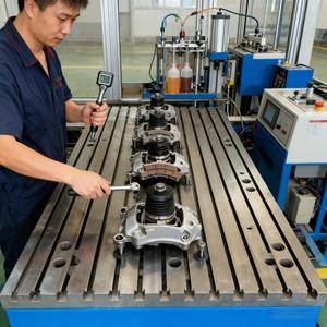 頑丈な鋳鉄製作業プラットフォーム溝付き-加工クランプに便利、ベアリング生産ラインに適しています - Product Image 6
