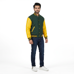 New Design Sportswear Factory Manufacturer Supply Custom Made Sports <b>Baseball</b> <b>Jacket</b> <b>for</b> <b>Mens</b> - Product Image 1
