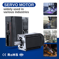 Kit de moteur servo monophasé 750W 220V AC certifié CE ROHS IP65 à réponse rapide pour l'automatisation industrielle