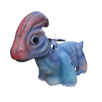 Wahana Dinosaurus Elektrik Animatronik Komersial untuk Taman Bermain Dalam Ruangan dengan Remote Control