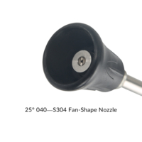 Tige d'extension de pistolet à eau haute pression Buse en forme de ventilateur 25 ° 120cm 1/4 pouces Kew Quick Plug Lance en acier inoxydable pour lave-auto