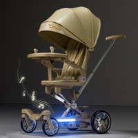 2025 nouveau 3 en 1 sûr électrique bébé poussette léger pliant électrique moteur bébé poussette