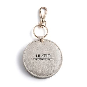 Espejo Cosmético de Bolsillo de Cuero PU con Logotipo Personalizado de Doble Cara, Llavero para Maquillaje - Product Image 2