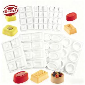 <span class=keywords><strong>Moule</strong></span> <span class=keywords><strong>à</strong></span> pâtisserie rectangulaire en <span class=keywords><strong>silicone</strong></span> écologique résistant <span class=keywords><strong>à</strong></span> la chaleur, compatible four, pour <span class=keywords><strong>savarin</strong></span>, mousse, cupcake, gelée, pudding, sac OPP - Product Image 1