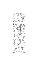 Support de plante grimpante en treillis d'acier revêtu de plastique pour <span class=keywords><strong>jardin</strong></span> de plantes - Product Image 4