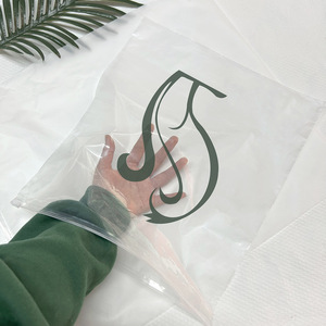 Bolsa de Plástico Transparente con Cierre Hermético y Logotipo Personalizado, Bolsa con Cierre para Camisetas y <span class=keywords><strong>Ropa</strong></span> - Product Image 4