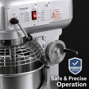 Batidora planetaria de 20L de grado comercial con cabezal inclinable para panadería, máquina mezcladora, batidora de pie, amasadora de espiral - Product Image 2