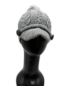 Gorro de Punto LANDBAS LUH-12814, Venta al por Mayor en Línea, 56-58 cm, con Cable y Patrón de Punto de Perlas para Esquí de Invierno - Product Image 3