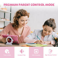 Tablet C Idea para Niños, Pantalla IPS de 7 Pulgadas, Android 12, Procesador MTK, Educativa, Cámara Dual, WiFi, Nueva Carcasa Rosa, Suministrada Directamente desde China