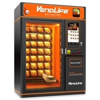 Hamburger Hotdog Hot Food Distributeurs automatiques de pizzas intelligents entièrement automatiques