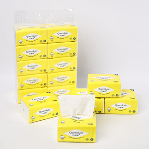 Wholesale Cheap Queenkale 4-Ply Facial <b>Tissue</b> Soft Pack 100% Virgin Wood Pulp Office & Hotel Use 117*180 - Product Image 4