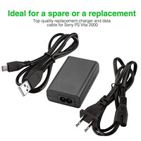 AC-Netzteil-Adapter USB-Synchronisationskabel-Ladegerät für PS Vita PSV 2000 Stromversorgung Konverter-Ladegerät