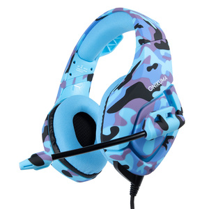 Auriculares para Juegos ONIKUMA K1B, Camuflaje Azul Marino, Tácticos, con Puerto de 3.5 mm para PS5, Muestra Gratis - Product Image 1