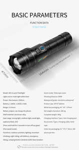 Linterna <span class=keywords><strong>de</strong></span> Trabajo Súper Brillante <span class=keywords><strong>de</strong></span> Largo Alcance para <span class=keywords><strong>Buceo</strong></span>, Linterna LED <span class=keywords><strong>de</strong></span> 1000+ Lúmenes - Product Image 5