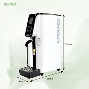 Commercial Electric Milk Tea Heater Steam Milk Frother Machine 6L Mini Fully Automatic Coffee Foam Maker Machine