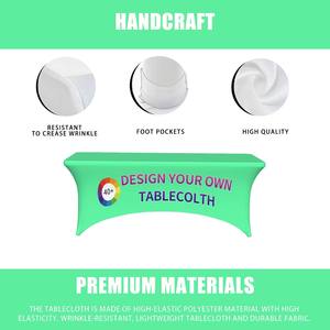 Mantel Elástico Anular de Diseño Variado para Mesa, con Cinturón Elástico para una Fijación Segura en las Cuatro Esquinas que Reduce los Problemas de Deslizamiento - Product Image 5