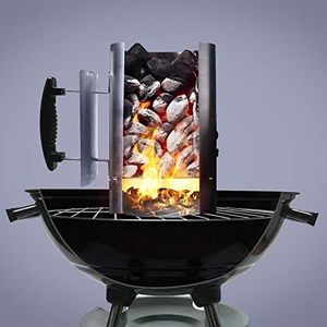 Allumeur <span class=keywords><strong>de</strong></span> charbon <span class=keywords><strong>de</strong></span> bois portable pour barbecue, outils <span class=keywords><strong>de</strong></span> cuisine extérieure, camping, <span class=keywords><strong>cheminée</strong></span> à charbon, <span class=keywords><strong>grille</strong></span> <span class=keywords><strong>de</strong></span> cuisson rapide - Product Image 6