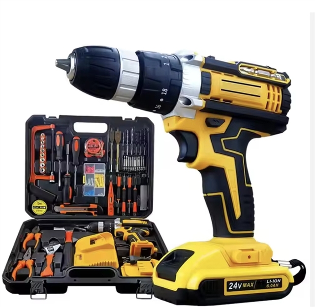 powerful cordless impact lithium-ion battery hand tool sets variable speed mini hammer diy friendly customizable oem