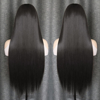 Perruque Lace Front 100% Cheveux Humains Vierges Vietnamiens, Cuticules Alignées, Lisses, Newwave, Cheveux Bruts Vietnamiens Ultra-Lisses